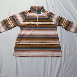 Eddie Bauer coarter zip fleece pull over.